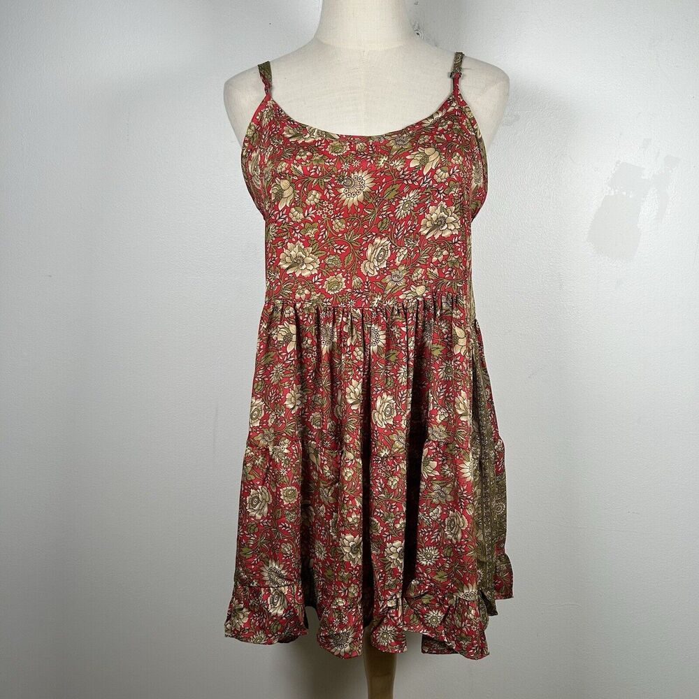 Karma Highway Boho Festival Mini Dress Women's OS One Size Floral Hippie